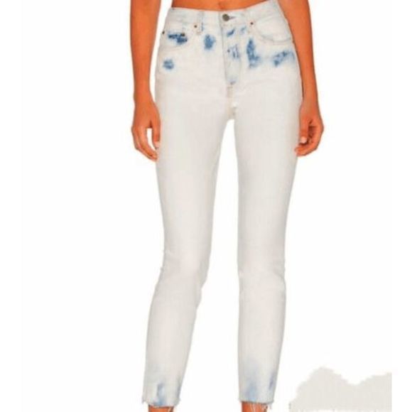 GRLFRND Karolina High Rise Skinny Jeans Maggie May Bleached - Picture 6 of 6